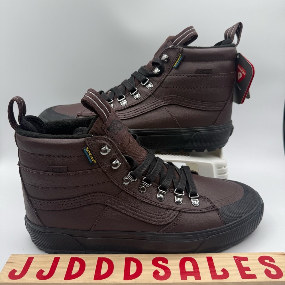 Vans SK8-Hi MTE Leather WaterProof Insulated Hiking Boots Chocolate Brown 9.5